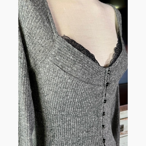 Anthropologie Grey Cardigan S - Picture 8 of 10